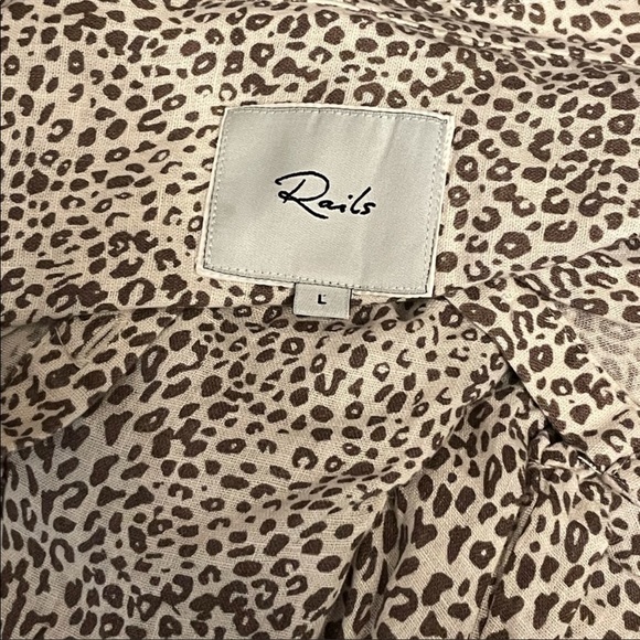 Rails Angelina dress, sand cheetah print. Size L. New with tags NWT - Picture 4 of 7